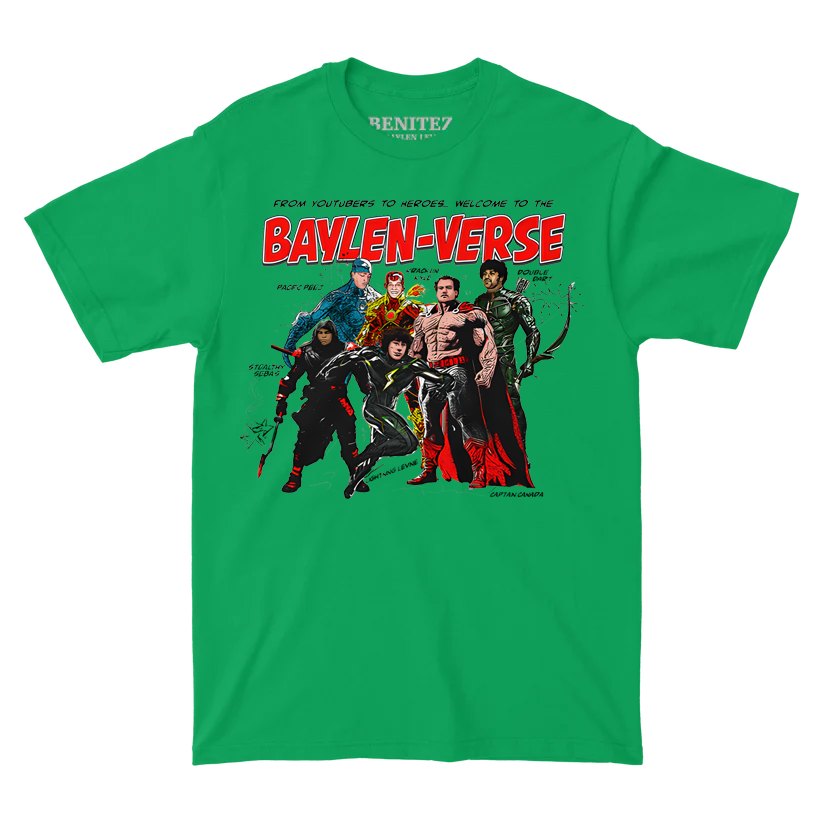 Baylen-Verse Irish Green Tee